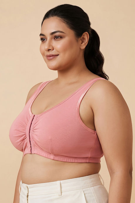 Zivame True Curv Double Layered Non Wired 3/4Th Coverage Super Support Bra - Lobster Bisque — image 2